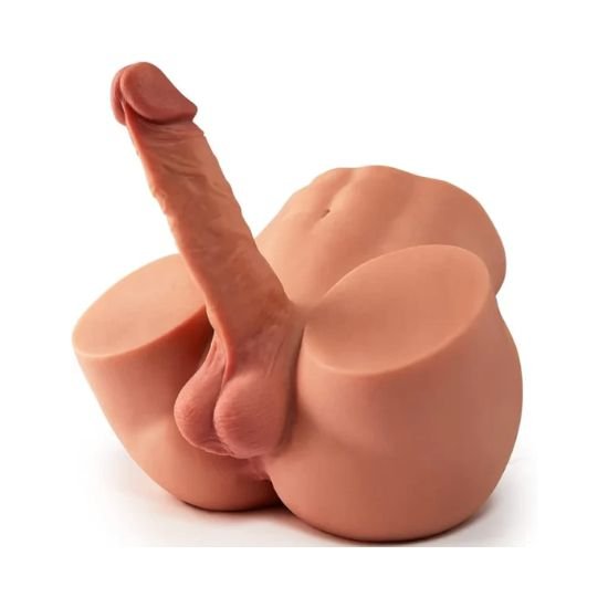 Male Anal Sex Doll With Realistic Dildo & Testis